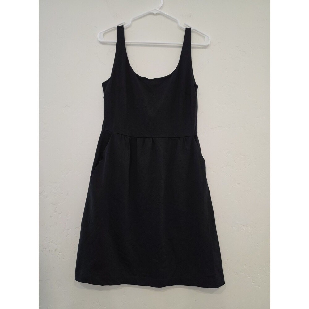 Cynthia Rowley Women’ Size Medium Little Black Dress Side Zip Sleeveless Pockets